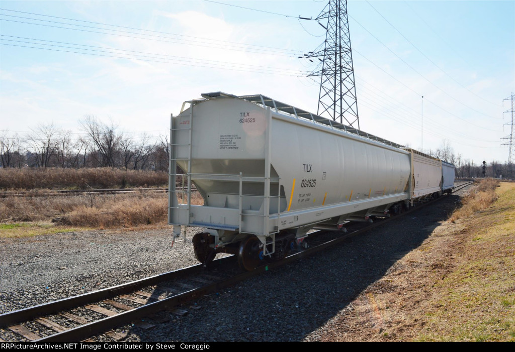 Parked Covered Hoppers